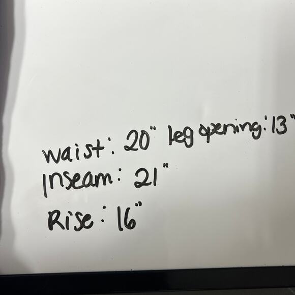 Avenue Linen Blend Cropped High Rise Langelook Beach Womens Pull On Pants 26/28 - Picture 13 of 14